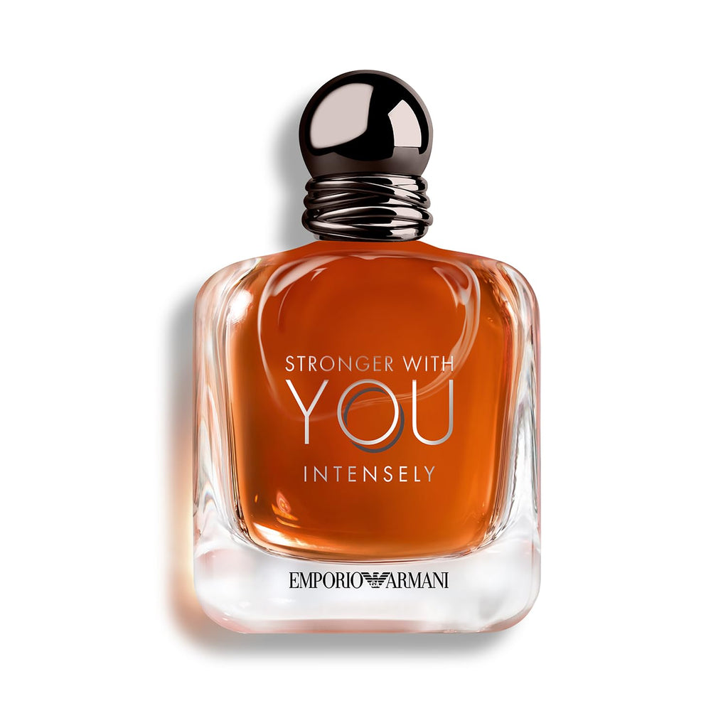 Stronger With You - Intensely - EDP Cologne for Men, Ambery Woody Foguere, 3.4 Oz.
