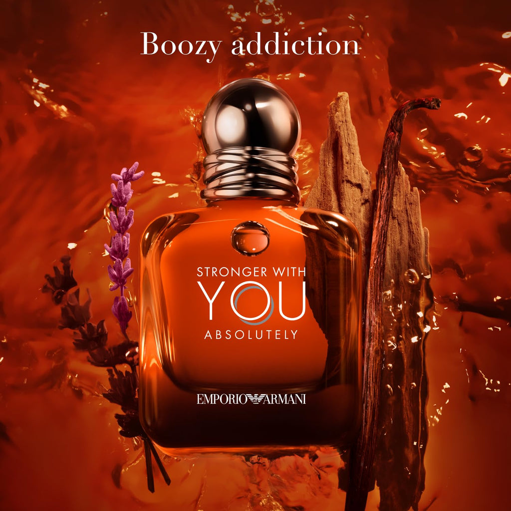 Stronger With You Absolutely - Parfum 3.4 Oz- Cologne for Men - Spicy Ambery Gourmand Men’s