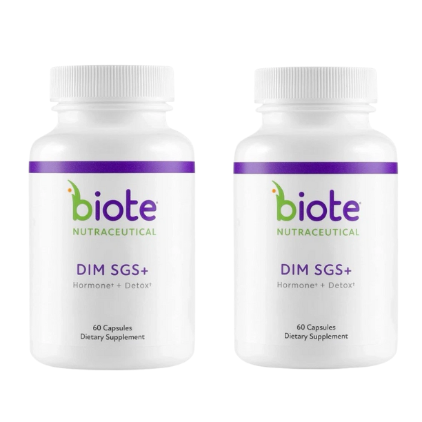 Biote DIM SGS+ Hormone & Detox Support ( 2 - Pack ) Dietary Supplement 60 Capsules